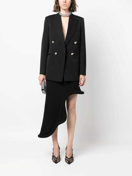 Sacouri Lanvin Lanvin Double Breast Jewel Buttons Blazer Jacket Black Femei (BM 10537361) 2