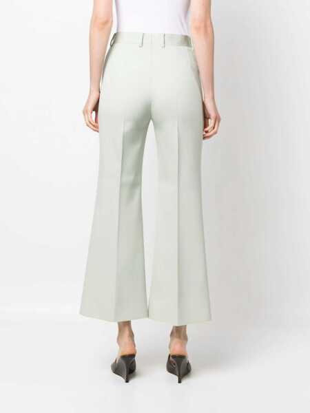 Pantaloni casual Lanvin Lanvin Flared Tailored Pants GREEN Femei (BM 10537427) 4