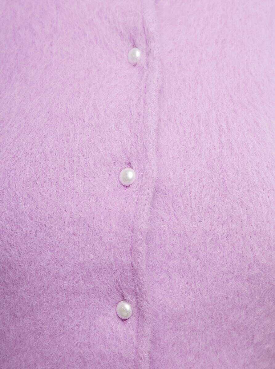 Cardigane Maison Margiela Angora Cardigan Purple Femei (BM 10538597) 3