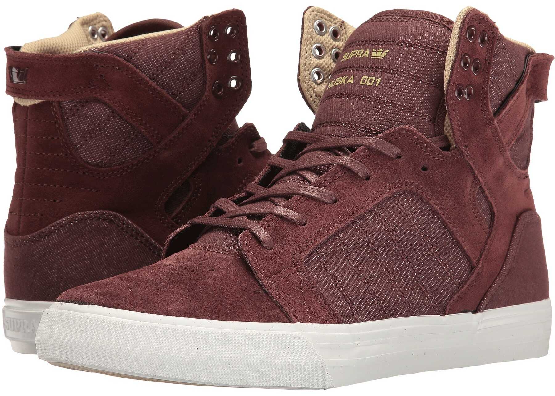 Tenis Supra Skytop Mahogany/White