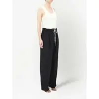 Pantaloni casual Maison Margiela Dama - Pantaloni casual Maison Margiela Maison Margiela Drawstring Pants With Darts Black Femei (BM 10539824) - B-mall.ro