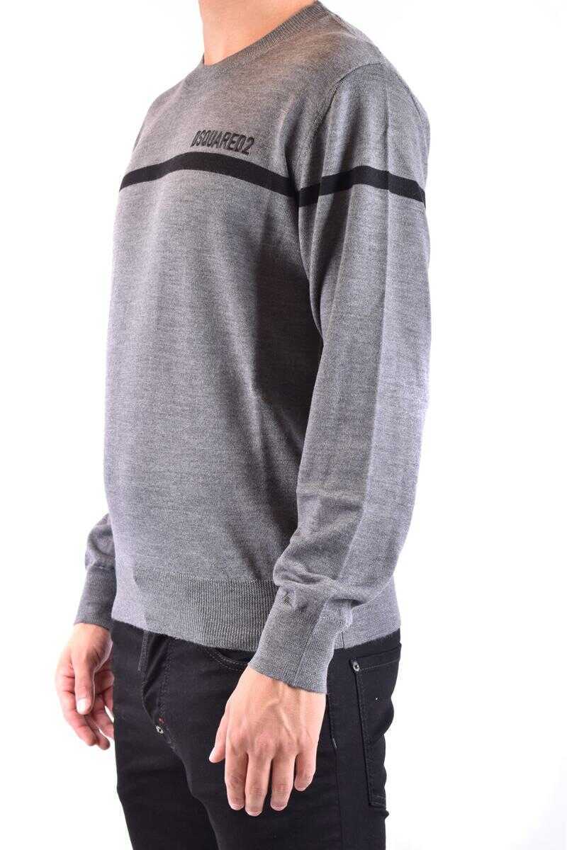 Pulovere DSQUARED2 DSQUARED2 Sweaters GREY Barbati (BM 10542158) 3