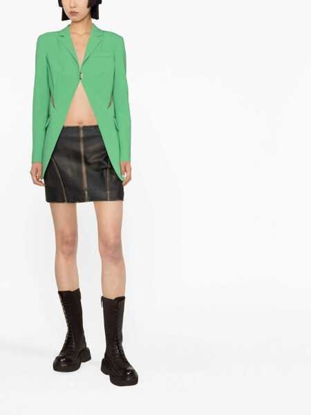 Sacouri DSQUARED2 DSQUARED2 Tulle Insert Blazer Jacket GREEN Femei (BM 10542404) 2