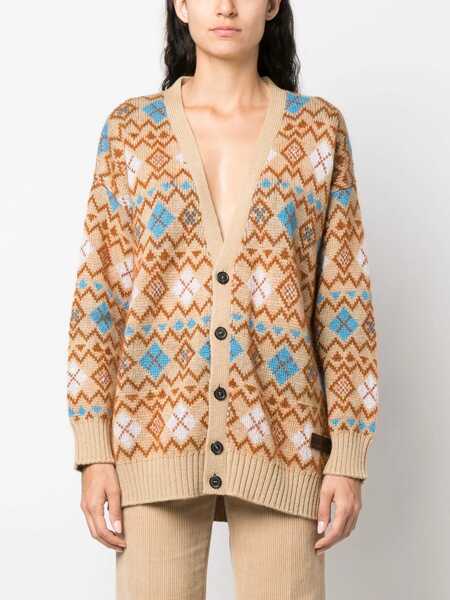 Cardigane DSQUARED2 DSQUARED2 Heart Vintage Shetland Cardigan MULTICOLOR Femei (BM 10542569) 3