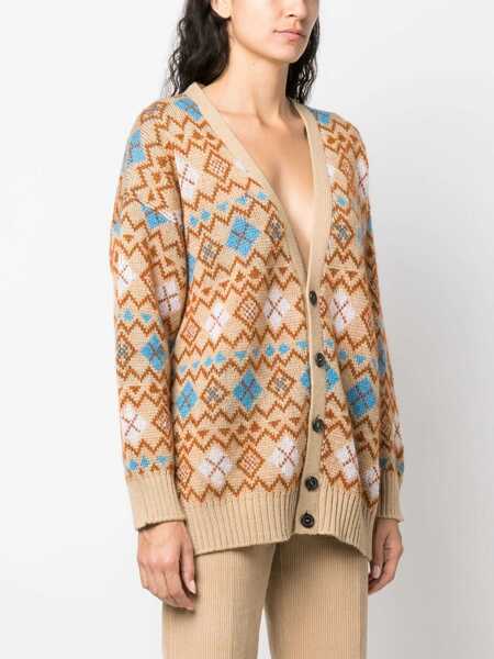 Cardigane DSQUARED2 DSQUARED2 Heart Vintage Shetland Cardigan MULTICOLOR Femei (BM 10542569) 4