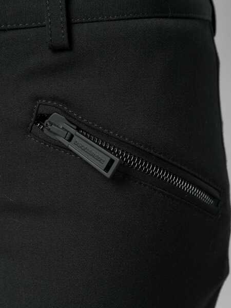 Pantaloni casual DSQUARED2 DSQUARED2 Trousers Black Femei (BM 10542584) 5