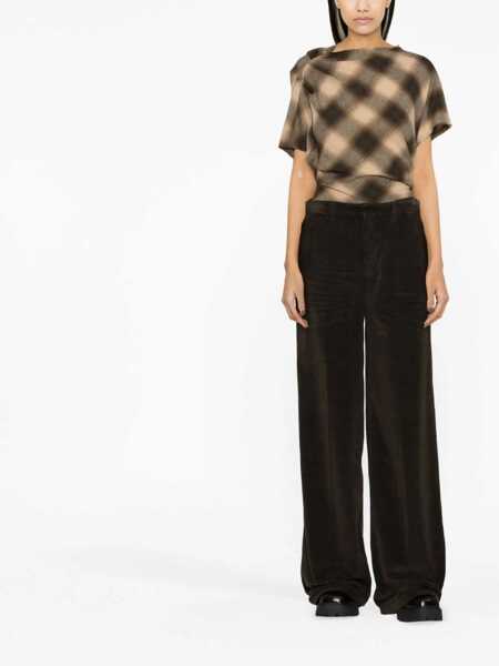 Pantaloni casual DSQUARED2 DSQUARED2 Wide-Leg Corduroy Trousers MULTICOLOR Femei (BM 10542608) 2