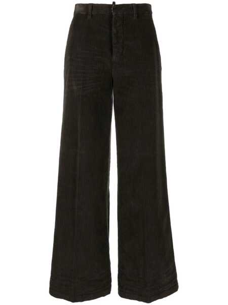 Pantaloni casual DSQUARED2 DSQUARED2 Wide-Leg Corduroy Trousers MULTICOLOR Femei (BM 10542608) 1