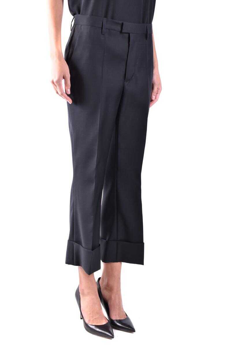 Pantaloni casual DSQUARED2 DSQUARED2 Trousers Black Femei (BM 10542704) 2