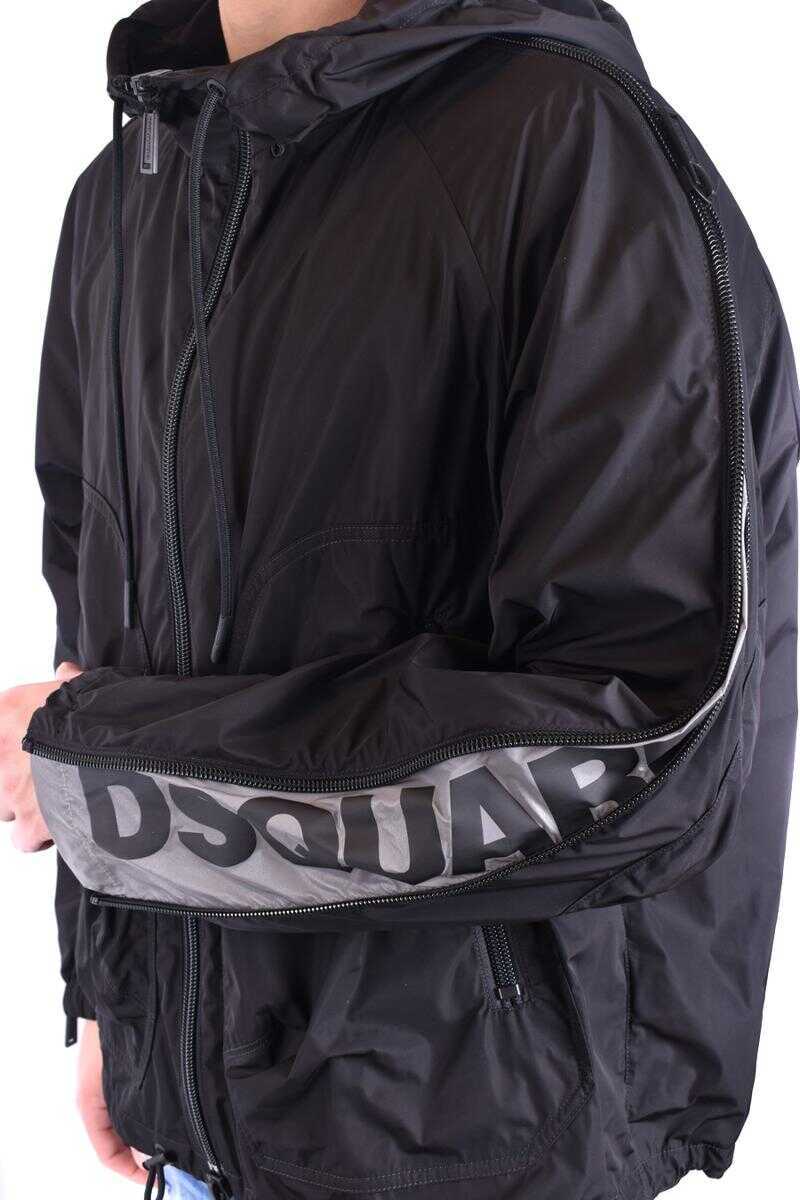 Geci DSQUARED2 DSQUARED2 Jackets Black Barbati (BM 10542770) 4