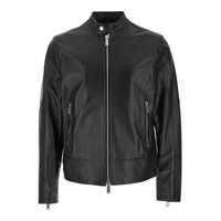 Geci biker Dsquared2 LEATHER BIKER Jacket Barbati