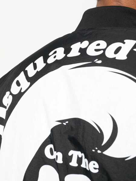 Geci DSQUARED2 DSQUARED2 D2 On The Wave Bomber Black Barbati (BM 10542836) 5