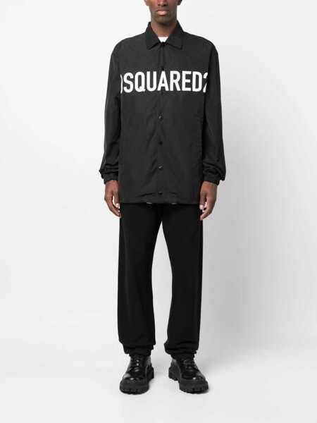 Geci DSQUARED2 DSQUARED2 Coatsjackets Black Barbati (BM 10542902) 2