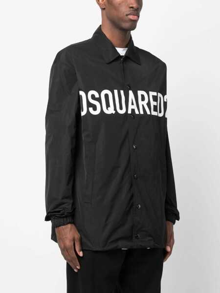 Geci DSQUARED2 DSQUARED2 Coatsjackets Black Barbati (BM 10542902) 3