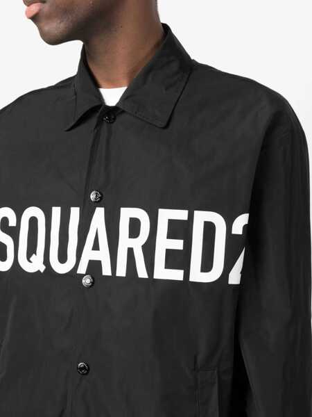 Geci DSQUARED2 DSQUARED2 Coatsjackets Black Barbati (BM 10542902) 5