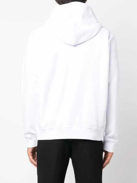 Bluze de trening DSQUARED2 DSQUARED2 Cool Fit Hoodie WHITE Barbati (BM 10545038) 4