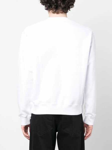Pulovere DSQUARED2 DSQUARED2 Cool Fit Sweatshirt WHITE Barbati (BM 10545044) 4