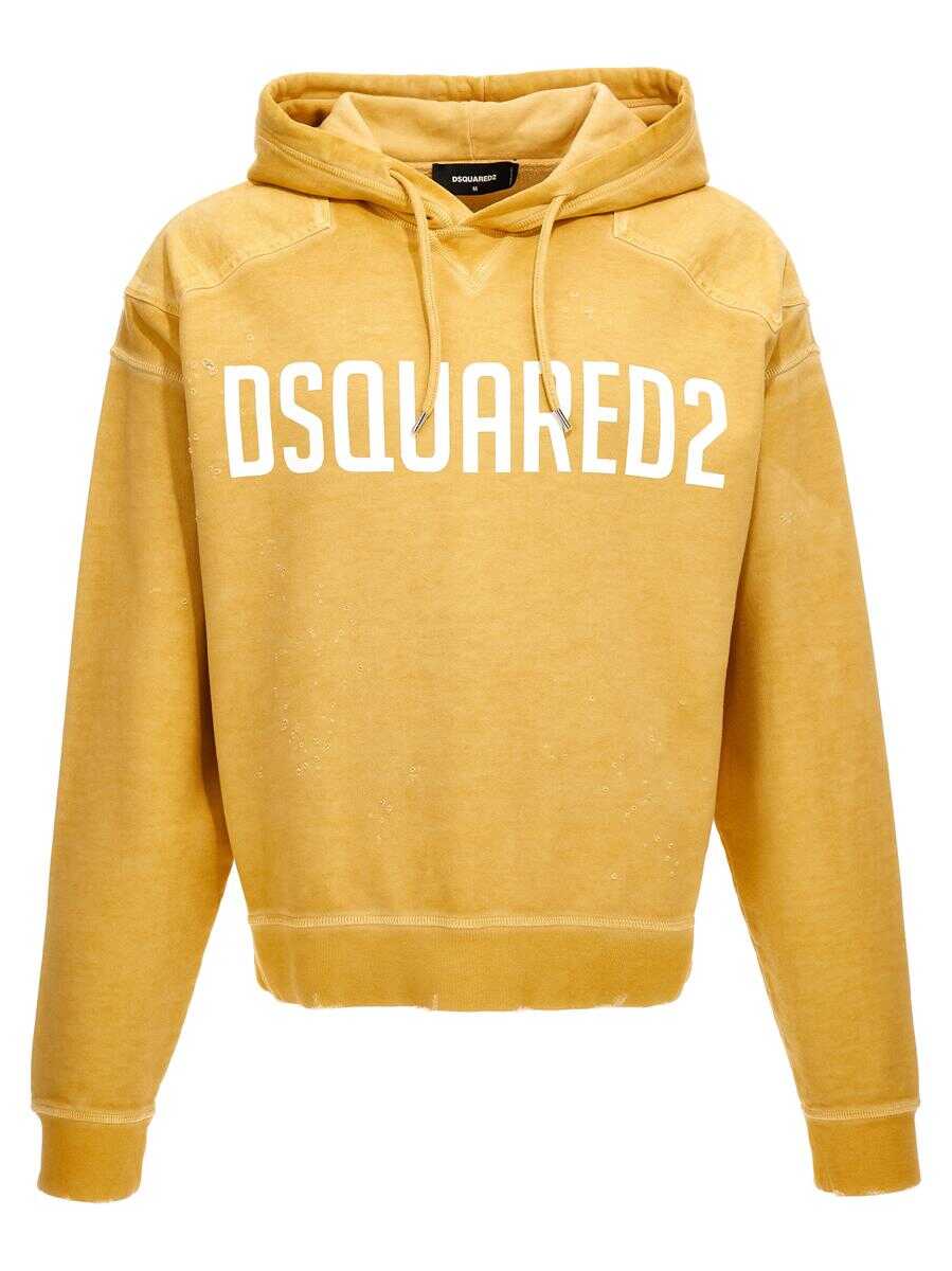 DSQUARED2 DSQUARED2 Cipro Fit hoodie Yellow