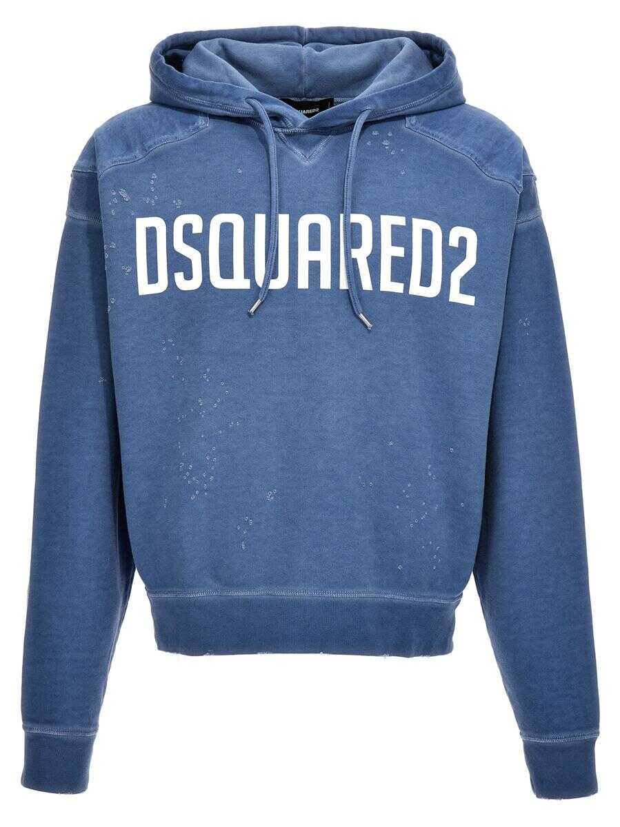 DSQUARED2 DSQUARED2 Cipro Fit hoodie Blue