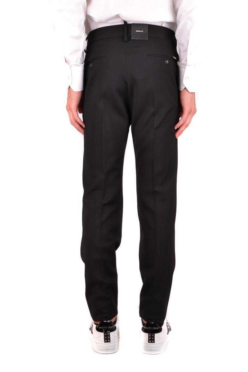 Pantaloni DSQUARED2 DSQUARED2 Trousers Black Barbati (BM 10545338) 4