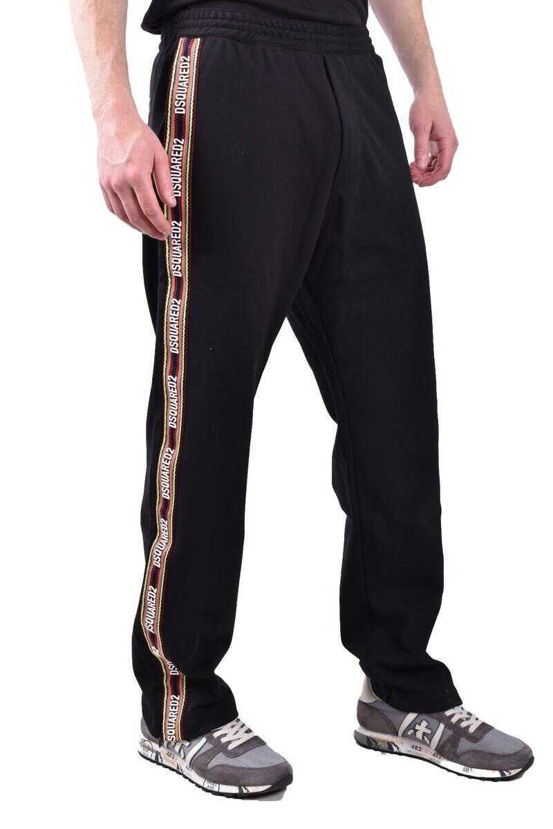 Pantaloni DSQUARED2 DSQUARED2 Trousers Black Barbati (BM 10545368) 3