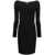 DSQUARED2 DSQUARED2 Ribbed Viscose Dress Black