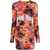 DSQUARED2 DSQUARED2 Printed Cut-Out Short Dress MULTICOLOUR
