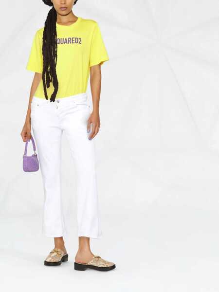 Pantaloni casual DSQUARED2 DSQUARED2 Bootcut Cropped Trousers MULTICOLOR Femei (BM 10546316) 2