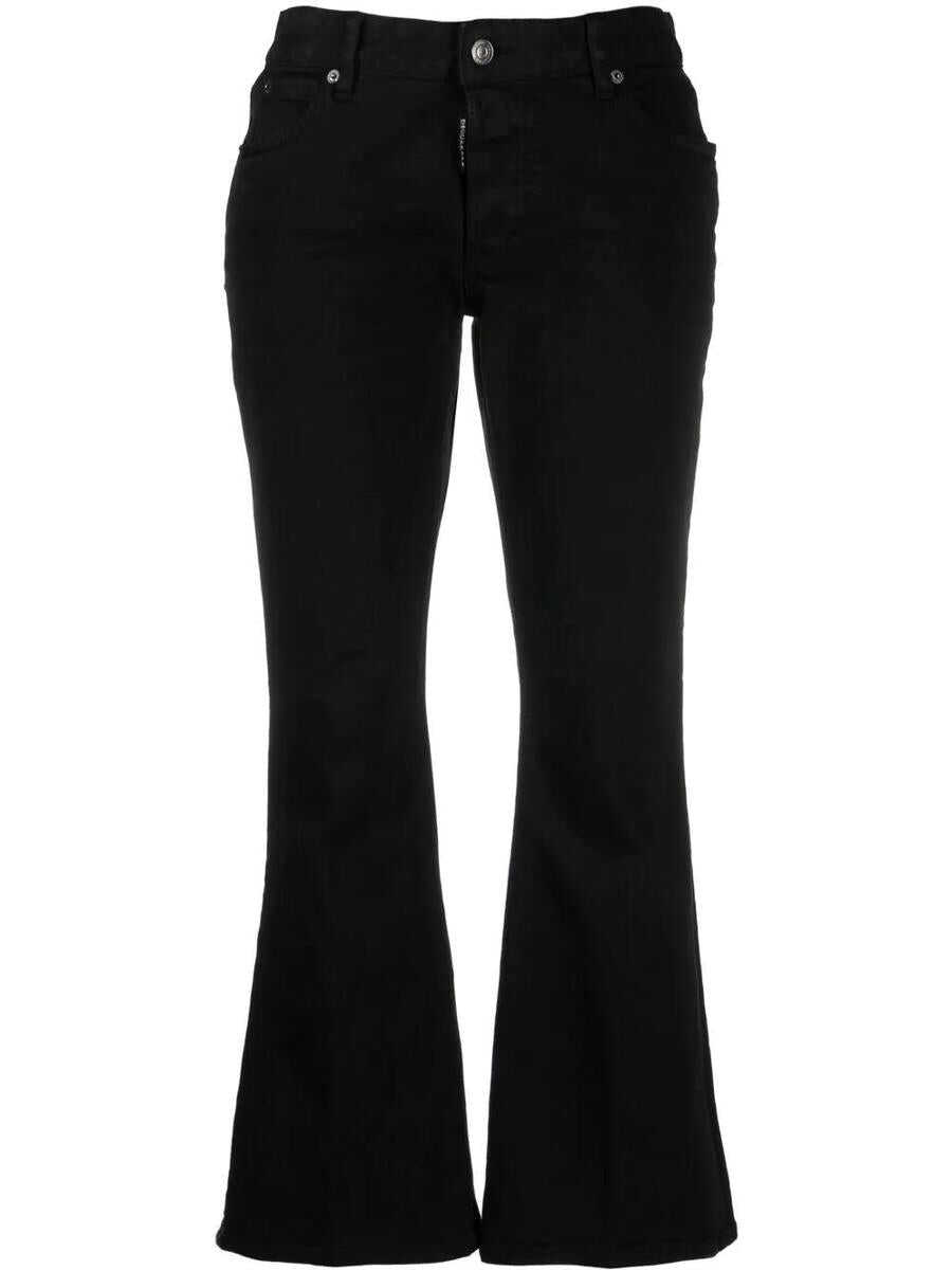 DSQUARED2 DSQUARED2 Black Bull flared jeans BLACK