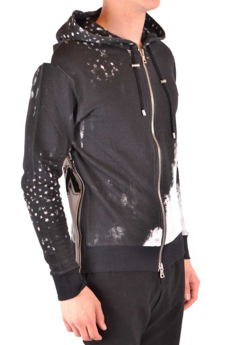 Pulovere Balmain Balmain Sweatshirt Black Barbati (BM 10547189) 2