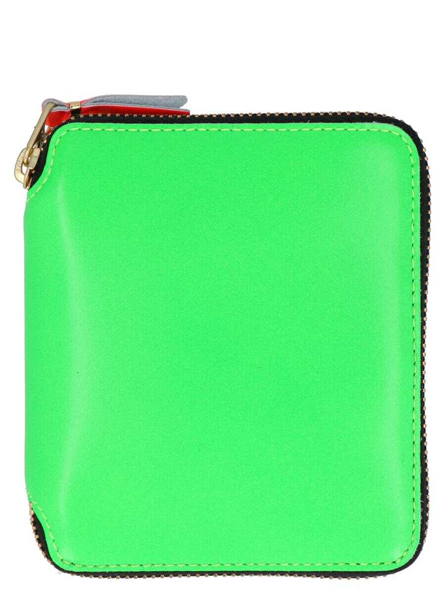 Comme des Garçons COMME DES GARÇONS \'Fluo Leather Line\' wallet GREEN