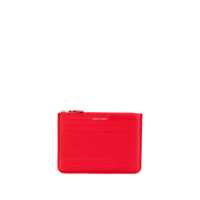Genti de mana Comme Des Garçons Logo Detail Flat Leather Pouch Barbati