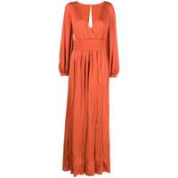Rochii Max Mara Tasca Silk Maxi Dress Femei