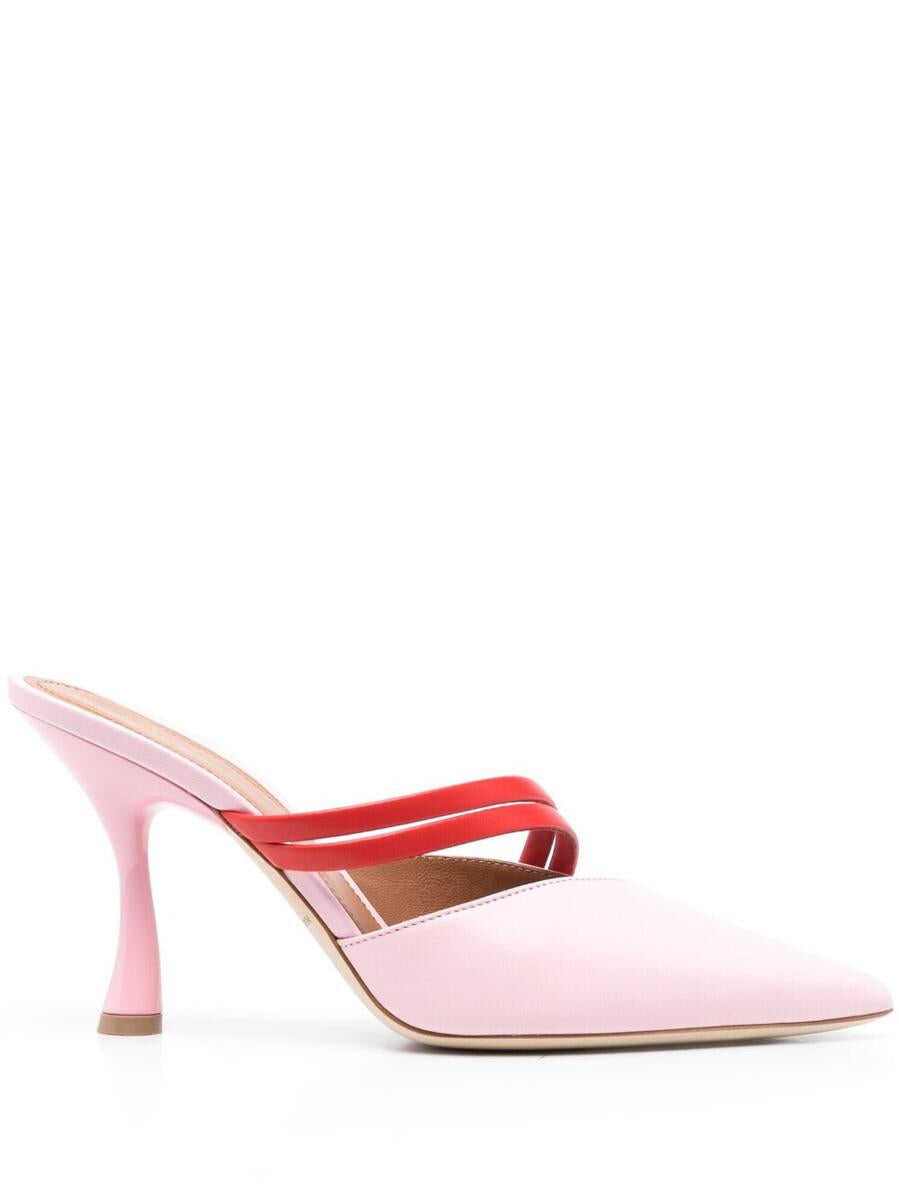 MALONE SOULIERS MALONE SOULIERS Tia 90 leather mules Pink
