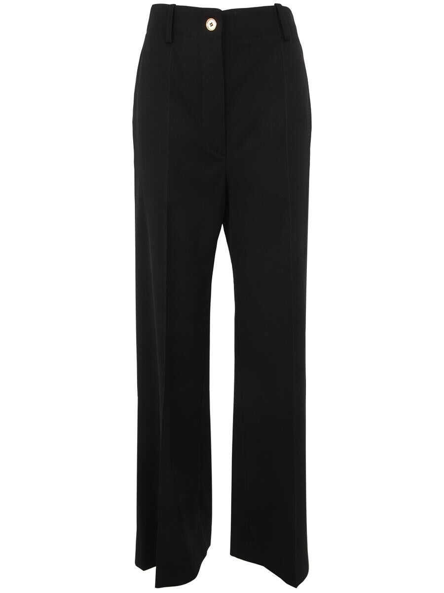 Patou PATOU ICONIC LONG TROUSERS CLOTHING Black