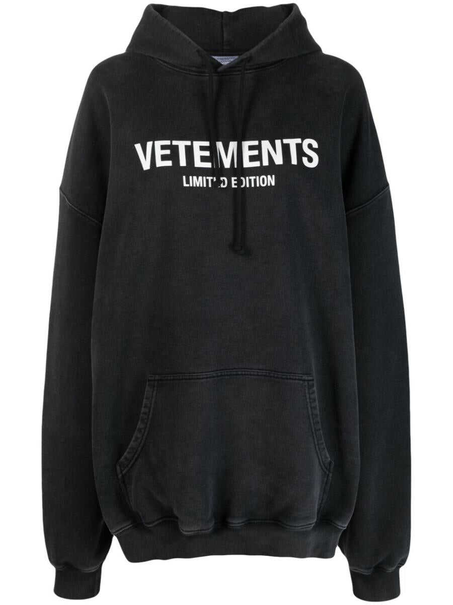 Vetements VETEMENTS LIMITED EDITION LOGO HOODIE CLOTHING Black