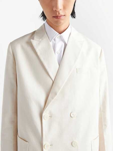 Geci Prada Prada Jackets And Vests WHITE Barbati (BM 10562186) 4