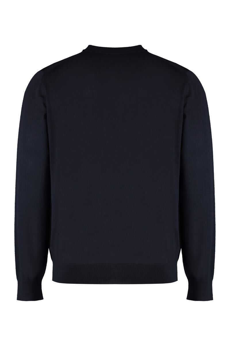 Pulovere Prada Prada Long Sleeve Crew-Neck Sweater BLUE Barbati (BM 10563383) 2