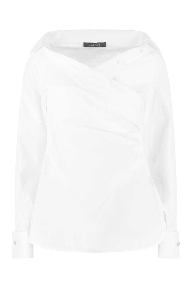 Max Mara MAX MARA VERANDA COTTON SHIRT White