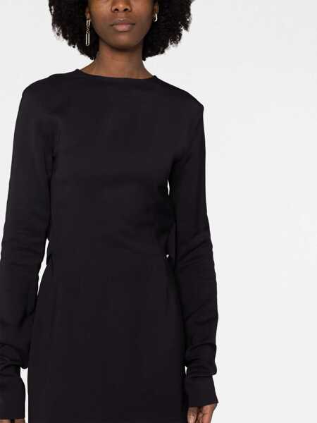 Rochii 032c 032C Flounced Mini Dress Black Femei (BM 10568237) 5