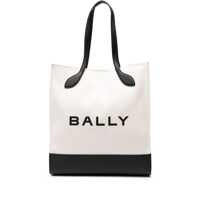 Genti de mana Bally Bar Keep On Fabric Tote Bag Femei