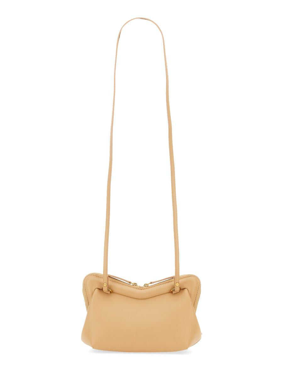 MANSUR GAVRIEL MANSUR GAVRIEL MINI M FRAME BAG BEIGE