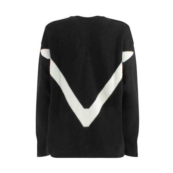 Pulovere RED VALENTINO Red Valentino Logo Sweater Multicolor Femei (BM 10572752) 2