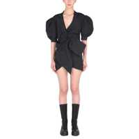 Rochii Red Valentino Taffeta Dress With Loop Femei