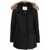 Woolrich Woolrich Black Padded Parka With Fur Black