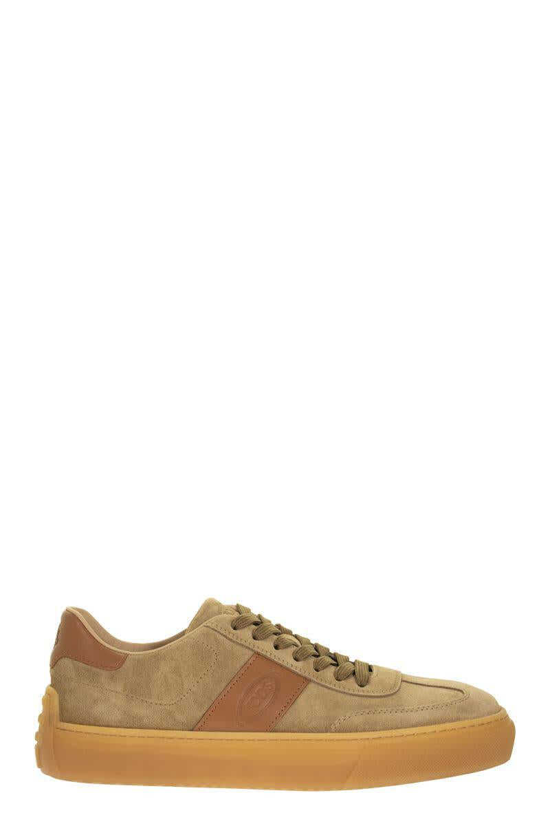 TOD’S TOD’S LEATHER SNEAKERS SHOES CAMEL