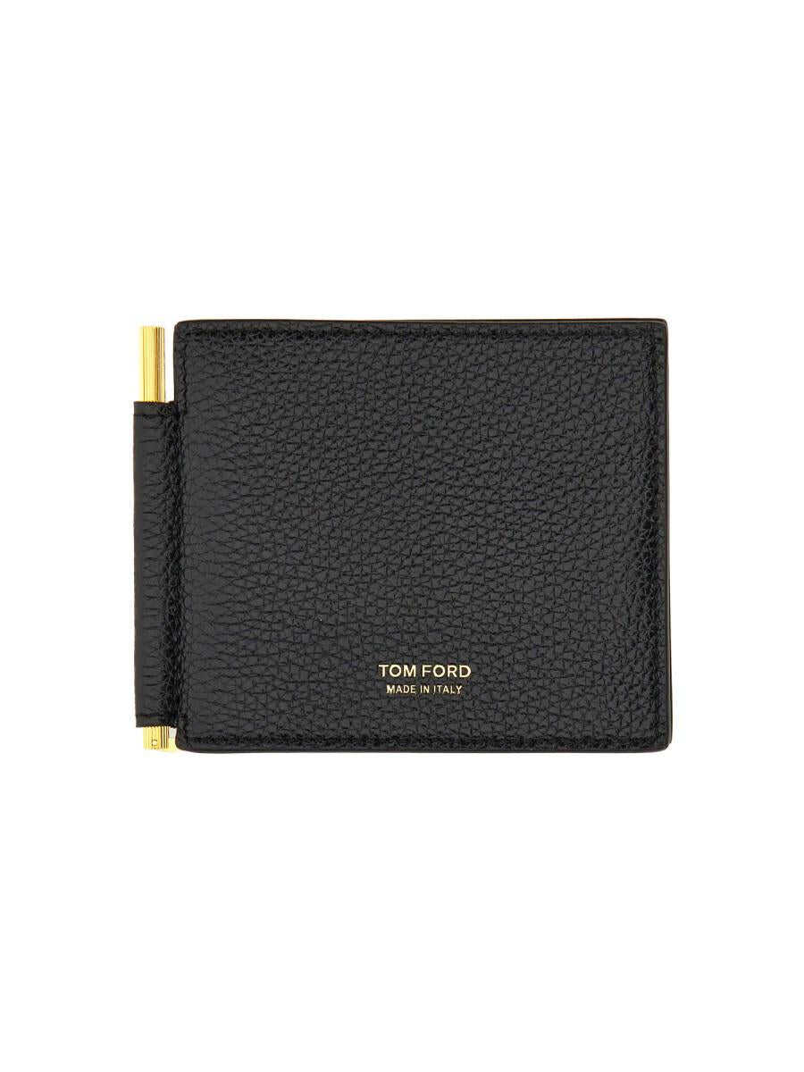 Tom Ford TOM FORD T LINE WALLET WITH MONEY CLIP BLACK