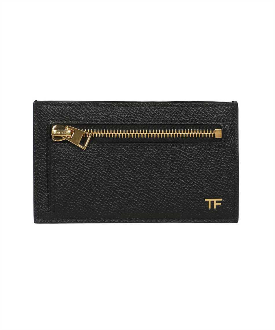 Tom Ford TOM FORD LEATHER CARD HOLDER BLACK