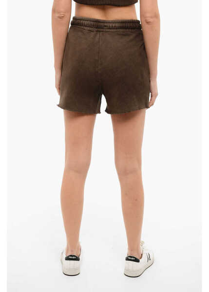 Pantaloni scurti COTTON CITIZEN Frayed Shorts With Drawstring Brown Femei (BM 10578548) 2