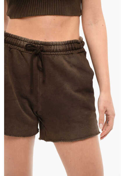 Pantaloni scurti COTTON CITIZEN Frayed Shorts With Drawstring Brown Femei (BM 10578548) 3